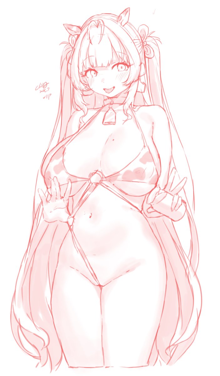 cloba377's tweet photo. SODA swimming suit2026 WIP https://t.co/idqbm5AKWk