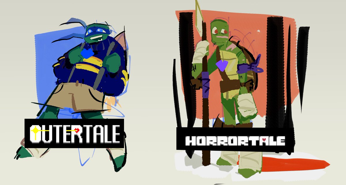 Behold… i bring you a peak idea #tmnt #tmntleo #tmntdonnie #tmntmikey