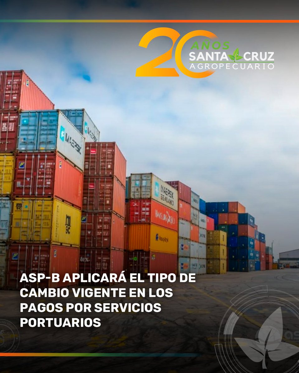 SantaCruzAgrop1's tweet photo. Según la entidad, los importes establecidos en moneda extranjera se convertirán a bolivianos utilizando el tipo de cambio vigente.

Click para leer la nota completa:
https://t.co/IMLcHCyufZ https://t.co/7bUgvt5wwG