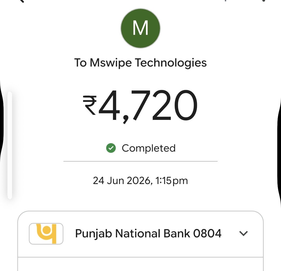 drdutta1's tweet photo. @Mswipe pl refer Cust.Code 9402035949. Booking officer promised no deduction. In 2 days a total 60/- deducted. Booking officer/ installation agent from Mswipe are totally UNHELPFUL/ ANTI CUSTOMER. Don’t pickup phone. please help OR I will dump machine. https://t.co/ipeRgb68Vq