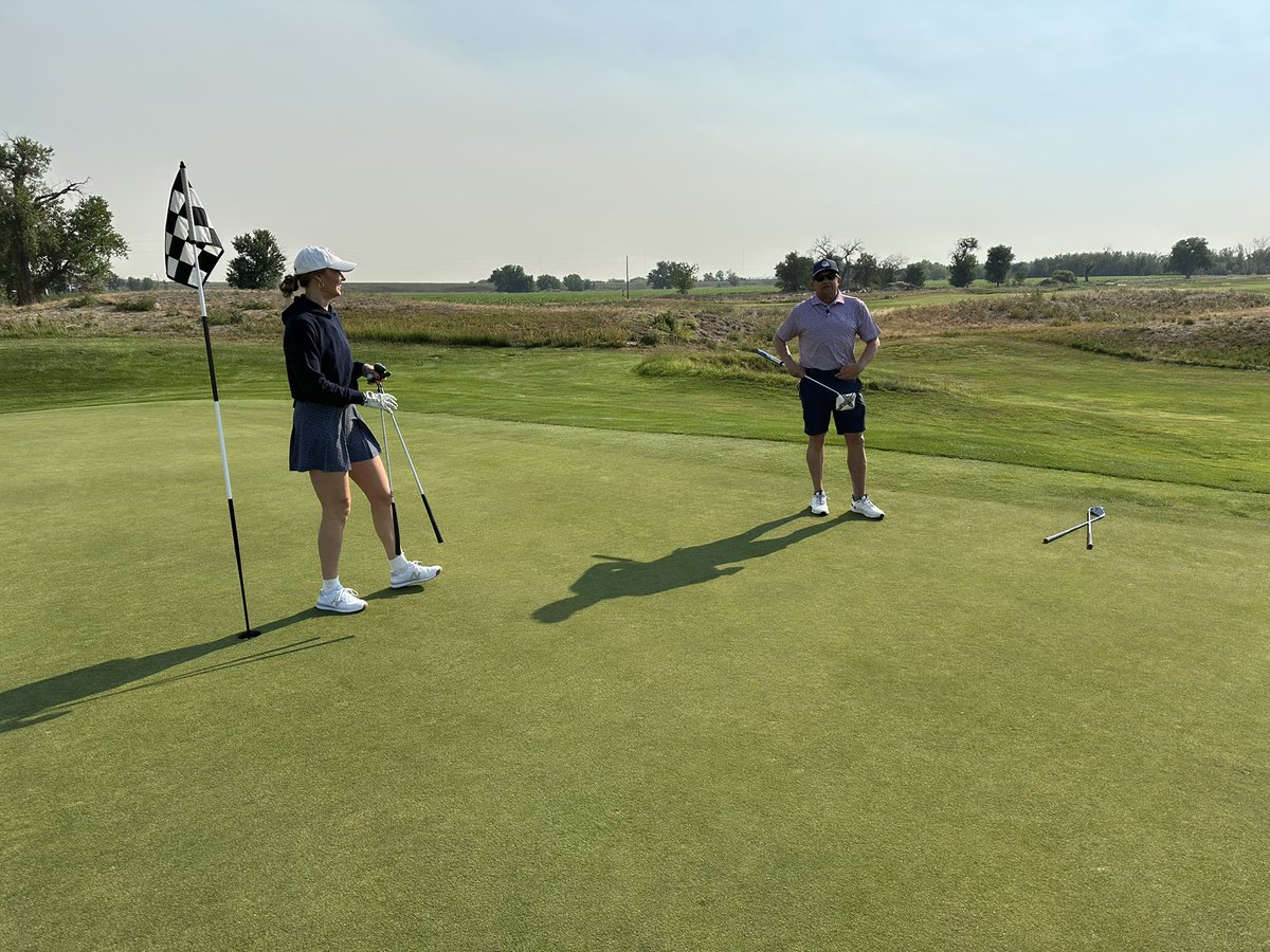 AltitudeTV's tweet photo. Shooting another episode of Golf at Altitude! ⛳️

@katywinge has joined the crew at Riverdale Dunes! https://t.co/mwdojFgH8z