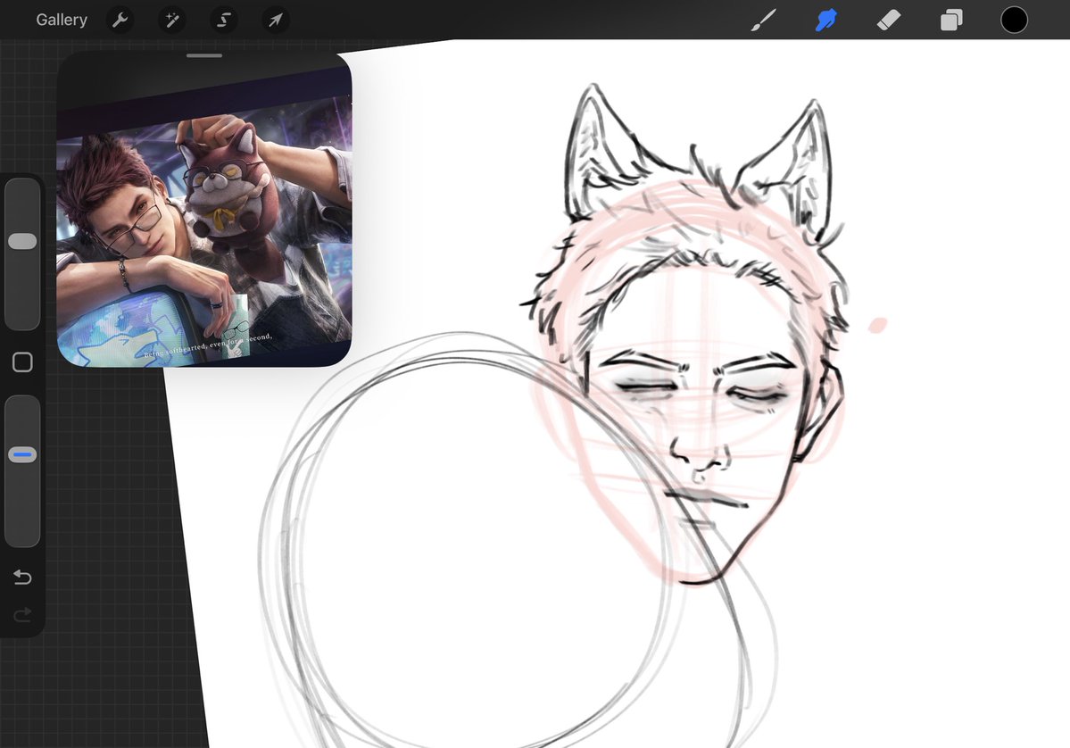 CHRISALIDE_'s tweet photo. nah because using a ref of chan holding wolfchan for valko is just the right thing to do rn my poor baby doesn’t deserve this https://t.co/yAnuW5VOwV