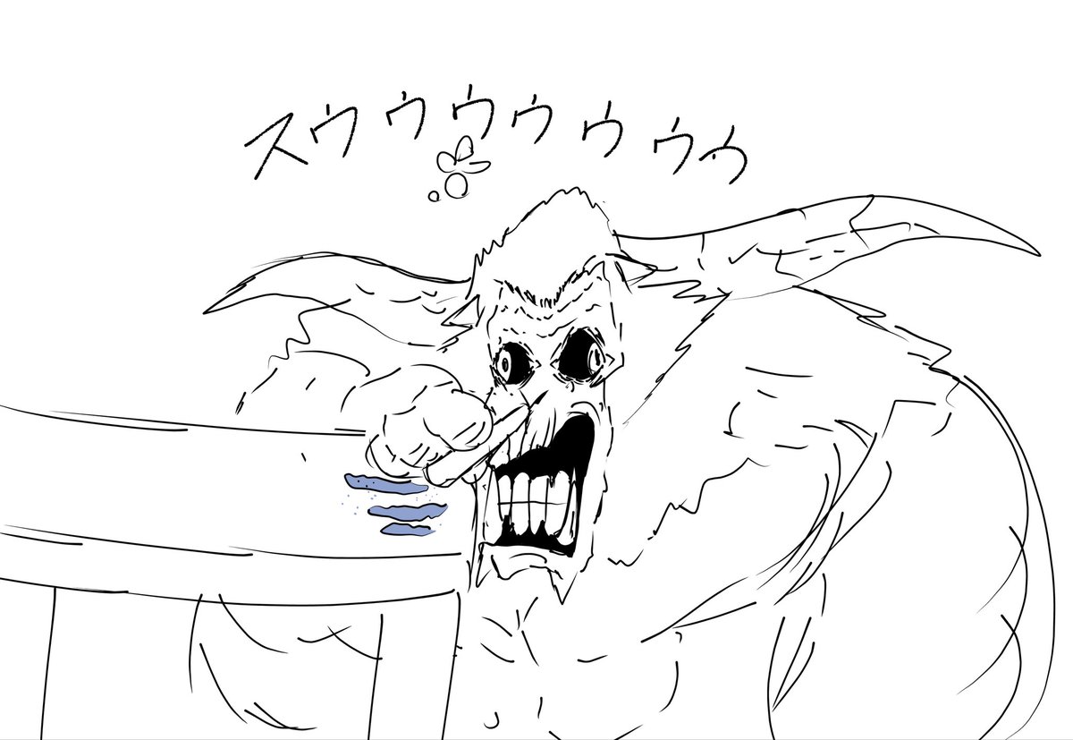 sangeki0822's tweet photo. 没のため途中で描くのやめた絵 https://t.co/Ejyufb3q90