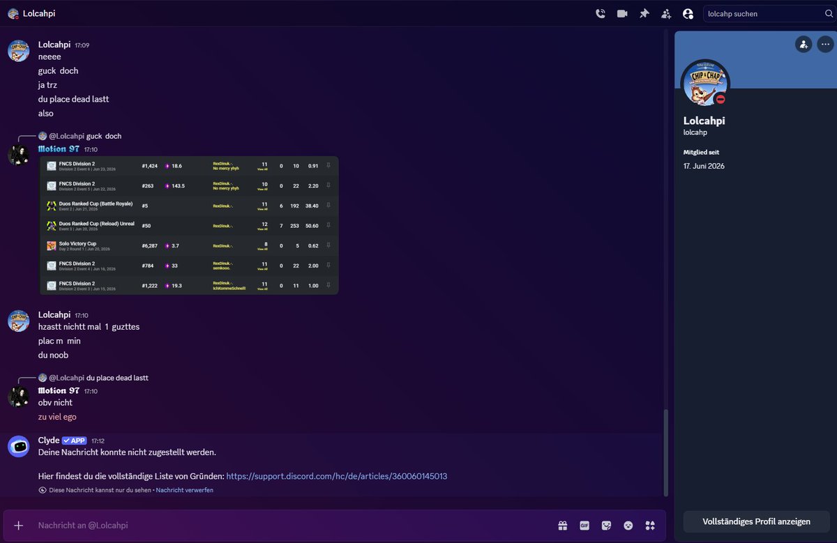 Motion_97L's tweet photo. seine placements und was er labert ist krank 
lowkey haben div 2 spieler zu viel ego gegenseitig suche doch nur nen igl der smart spielt https://t.co/2jrZNmkslr