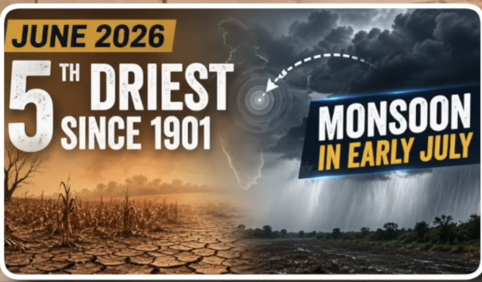 MoneyWithSuresh's tweet photo. Indian Economy &amp; Monsoon there is concern regarding the impact of El Niño on the Indian monsoon, which is projected to be the fifth-driest year since 1901. 

This poses potential risks for farmers and the broader economy https://t.co/rPTkz6jlpV