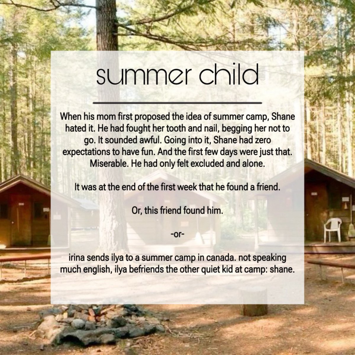 ilyacig's tweet photo. ☀️ summer child 
🌱 ongoing 
📝 prose + epistolary
🔗 https://t.co/Nj4hmwhXED https://t.co/7A9LSPAEbm