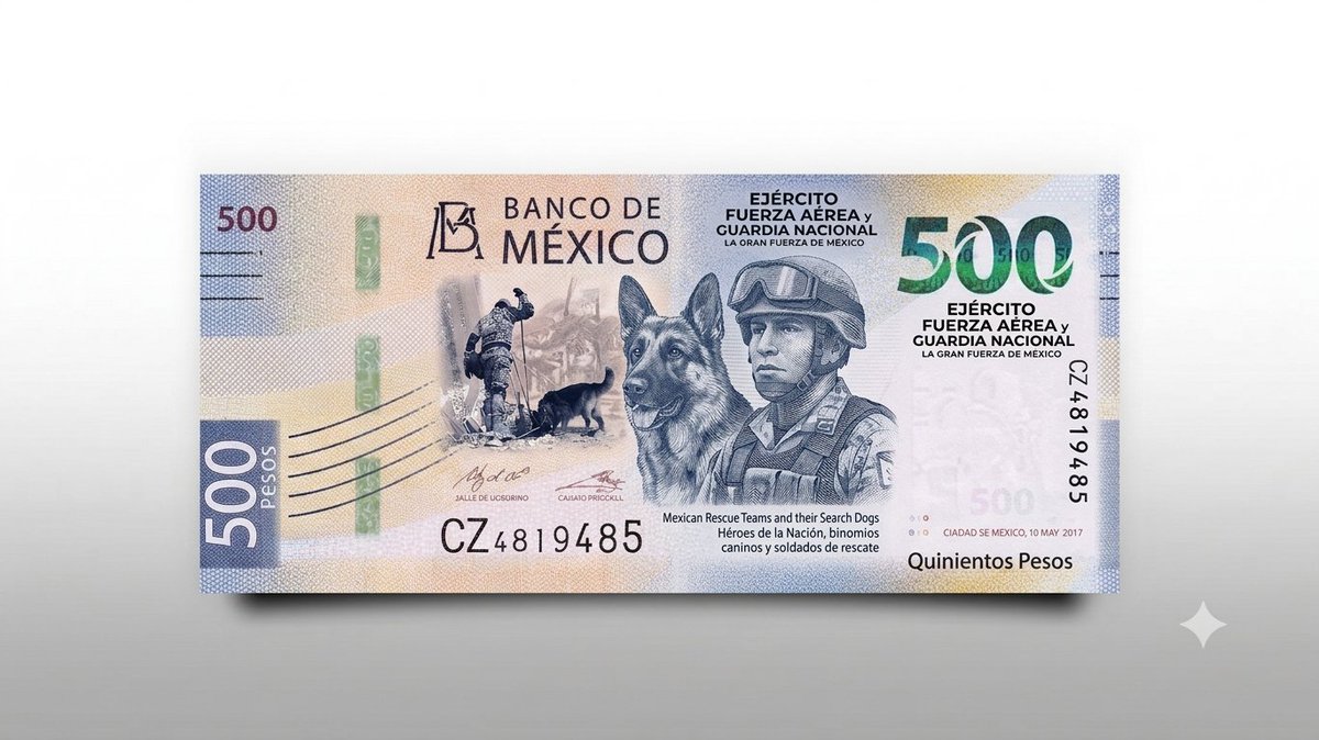 foro_militar's tweet photo. 🚨 ÚLTIMA HORA: El Banco de México pone en circulación el nuevo billete de $500... "Héroes Mexicanos. https://t.co/XLhYLgAuGC