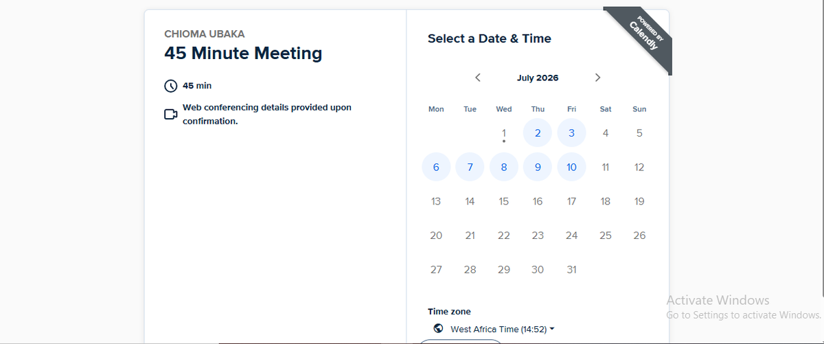 Omalicha_Franca's tweet photo. I'm currently learning to become a Virtual Assistant. I've gained hands-on experience with Google Calendar and I'm now learning Calendly to master meeting scheduling and calendar management.
One step closer to becoming a dependable VA
#VirtualAssistant #GoogleCalendar #Calendly https://t.co/07csPmbxWf