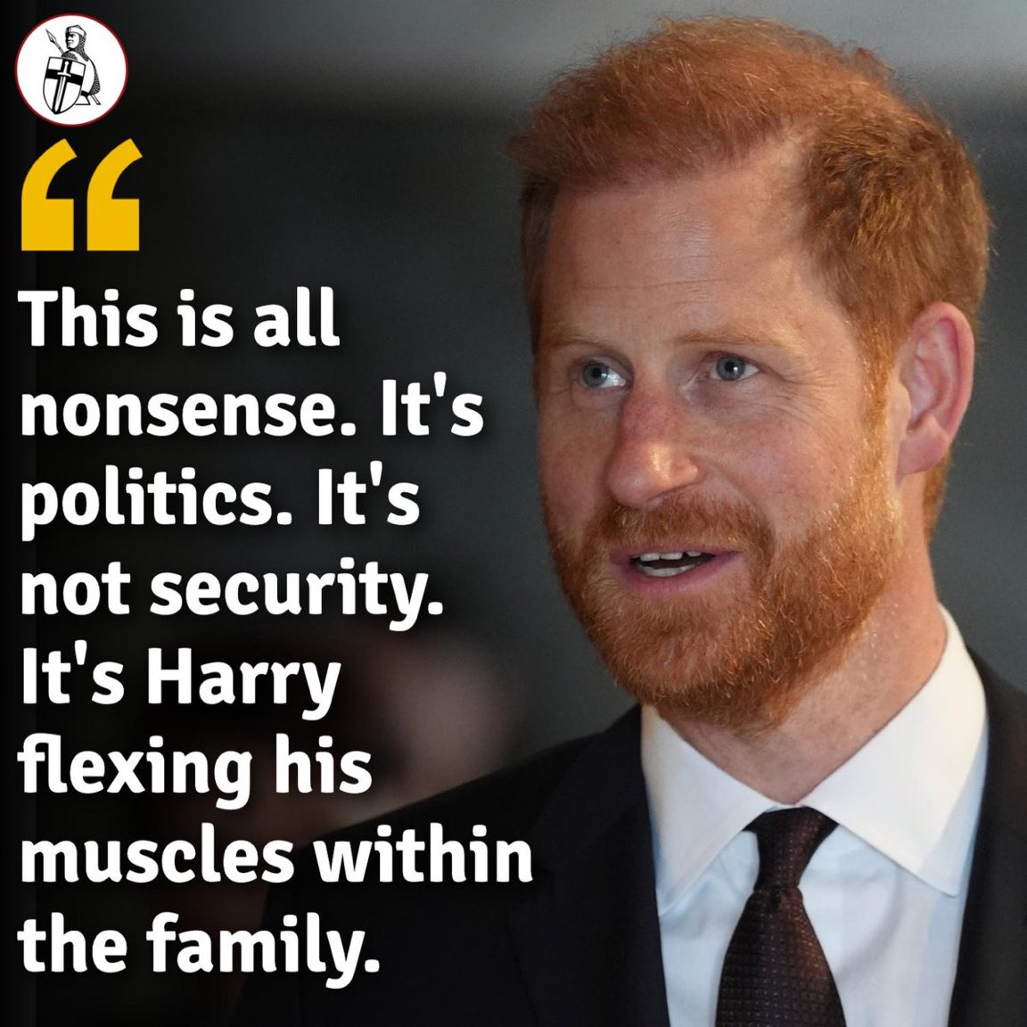 HRHCatherine's tweet photo. Prince Harry has an ego that is off the charts and always has done. He lacks the humility to be a commoner and refuses to mix with ordinary people, just like Marghan Markle refuses to. https://t.co/pDA8kufmGN