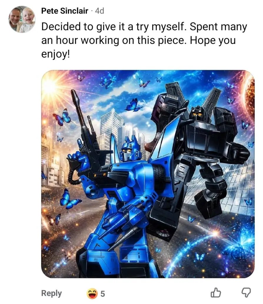crazy ass moments in Transformers history tweet media
