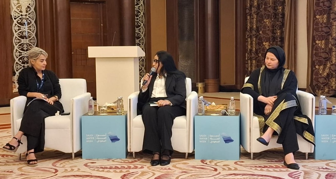 CIHEAM's tweet photo. A look back at today's session at the 7th #ArabWaterForum in Jeddah! 📸💧 Our Regional Dialogue on "Community-Led Water Resilience" was a great success. To tackle water scarcity, technical solutions must be rooted in local innovation &amp; Nature-Based Solutions. 🌱👇 https://t.co/GOviz27BKL