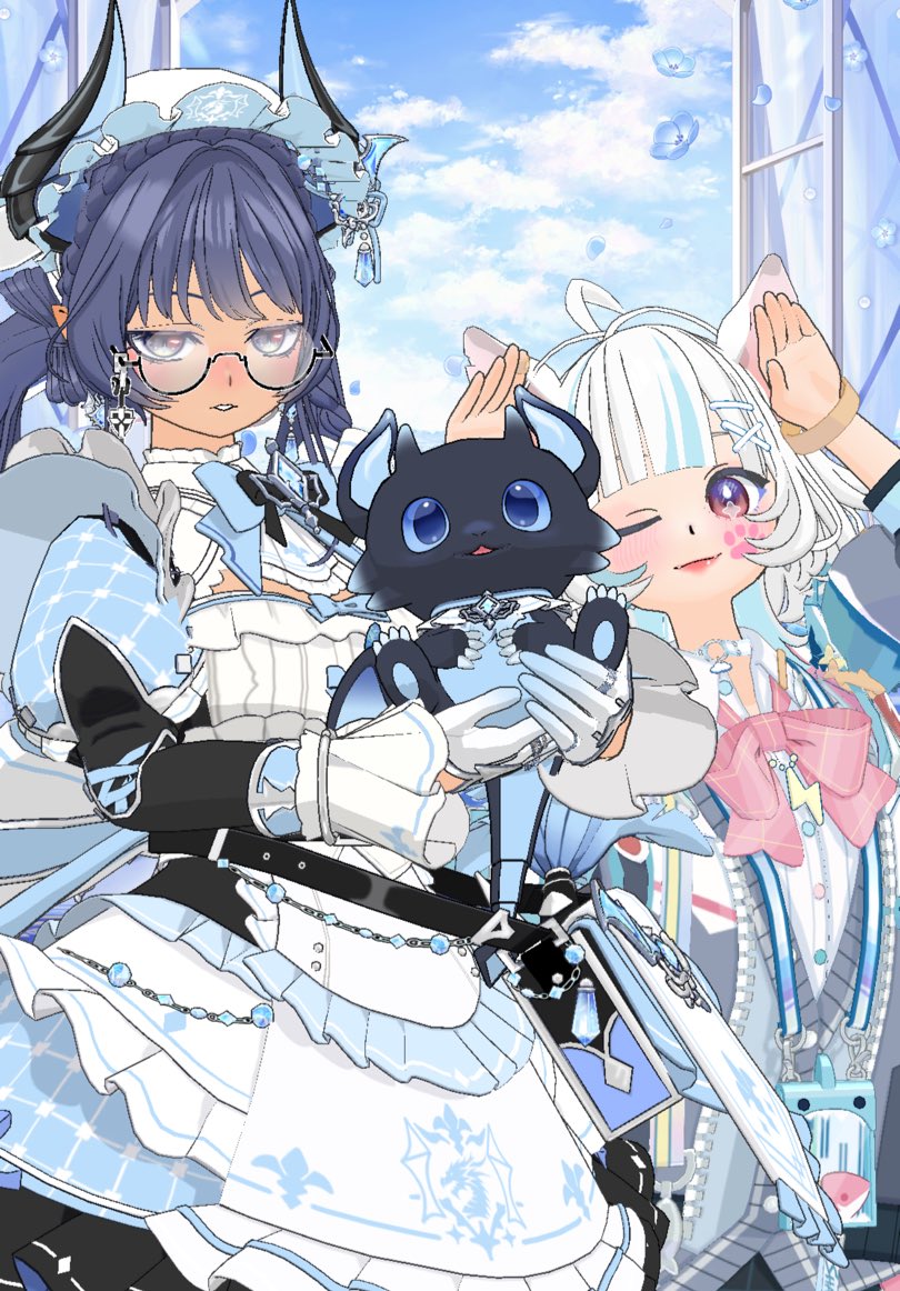 nora_cya's tweet photo. 宮さん来てくれてありがとう!!

センターになんかよくわからん子を添えて！めっちゃかわ https://t.co/8XZJAnBgUL
