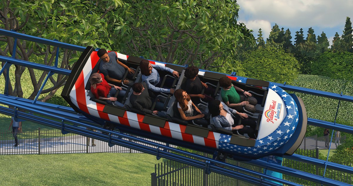 CoasterForce's tweet photo. New coaster alert! @HolidayWorld announce Cannonball, a water roller coaster opening May 2027. The parks says the $22m Mack Rides coaster will be the fastest water coaster in the USA, reaching 45mph, and will feature the tallest drop in the nation as well.

https://t.co/4CXelgWSCo