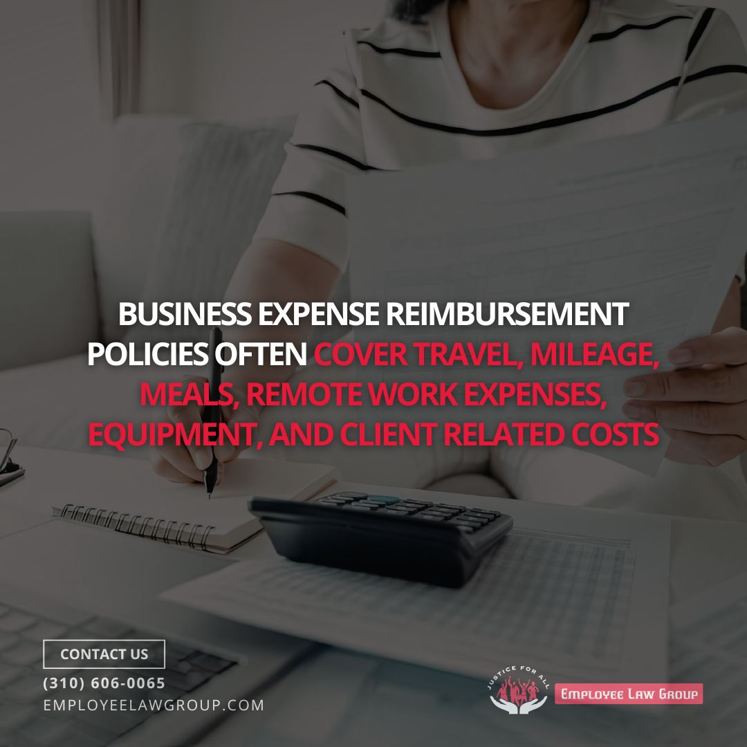 EmployeeLaw88's tweet photo. Employees often pay out of pocket for work expenses. 🧳 Clear reimbursement policies are essential to avoid disputes and financial stress. If you’re facing issues in CA, we can help! 💼💰 https://t.co/cg4Csp0utg #EmployeeRights #WorkplaceJustice #Reimbursement https://t.co/SugmCaTcE5