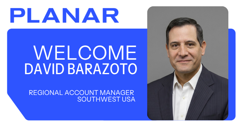 planarsystems's tweet photo. We’re excited to welcome David Barazoto to Planar as Regional Account Manager for the Southwest USA! With more than 30 years of #ProAV experience spanning systems integration, consulting and business development, David will be a valuable asset to our partners and customers across Arizona and Nevada. Welcome to the team, David!