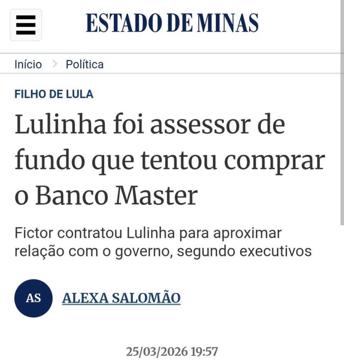 BingRosane's tweet photo. @RicardoRoveran Cara, esquece a Michele . 
Falem do que realmente interessa! 
O filho do Lulinha , Jaques Wagner … https://t.co/GOTx4cPAsG
