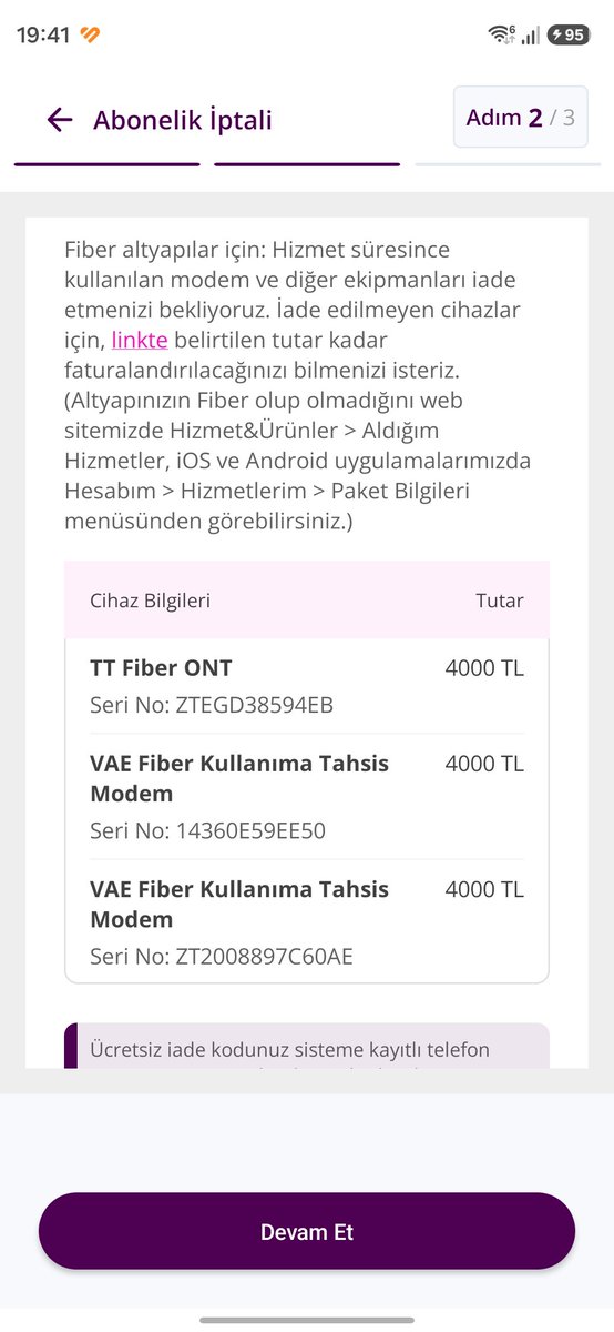 _hncl_'s tweet photo. @vlyldrn @BTKgovtr @Turknet Bu konuda yalnız değilsin benim gibi yap musteribtemsilcisine bağlanmak için destek talep et aradıklarında aboneliğini kapat olsun bitsin ben kapattim https://t.co/mptapYzkWl