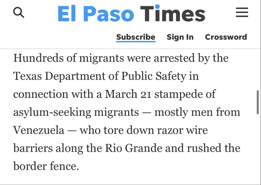 rockprog's tweet photo. @MrPickles31147 @GoodNig03682398 @davidby67496669 @lawler4ny Those are not Haitians, so you are changing the subject, posting a photo of mostly Venezuelans rushing a fence in El Paso in April 2024 with cameras rolling. For doing this, they received “border riot” charges, meaning very low likelihood they were awarded entry/ status in the US https://t.co/MvvYyahH8W