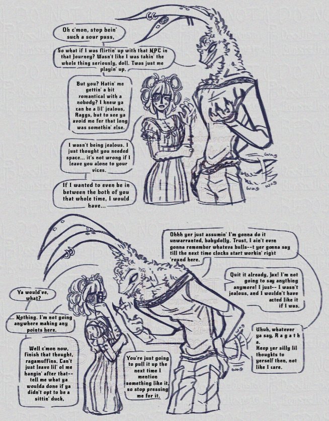 Bunstellamere's tweet photo. Fuck it, I'm just gonna post my art already
Anyways a doodle response for my 22k milestone question sticker
Q: 'What does Jax do if Ragatha gets jealous?'
A: He eggs on her till kingdom come
#TADC #TSVD #bunnydoll https://t.co/wtF9b7jknc