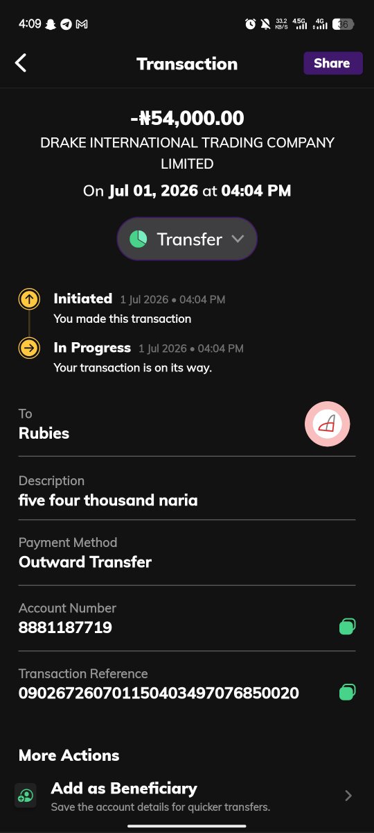 FEmmanuel55867's tweet photo. @joinkuda Kuda I beg u in the name of God please return this money to my account the receiver has not received it https://t.co/0ZHCxh8FRF