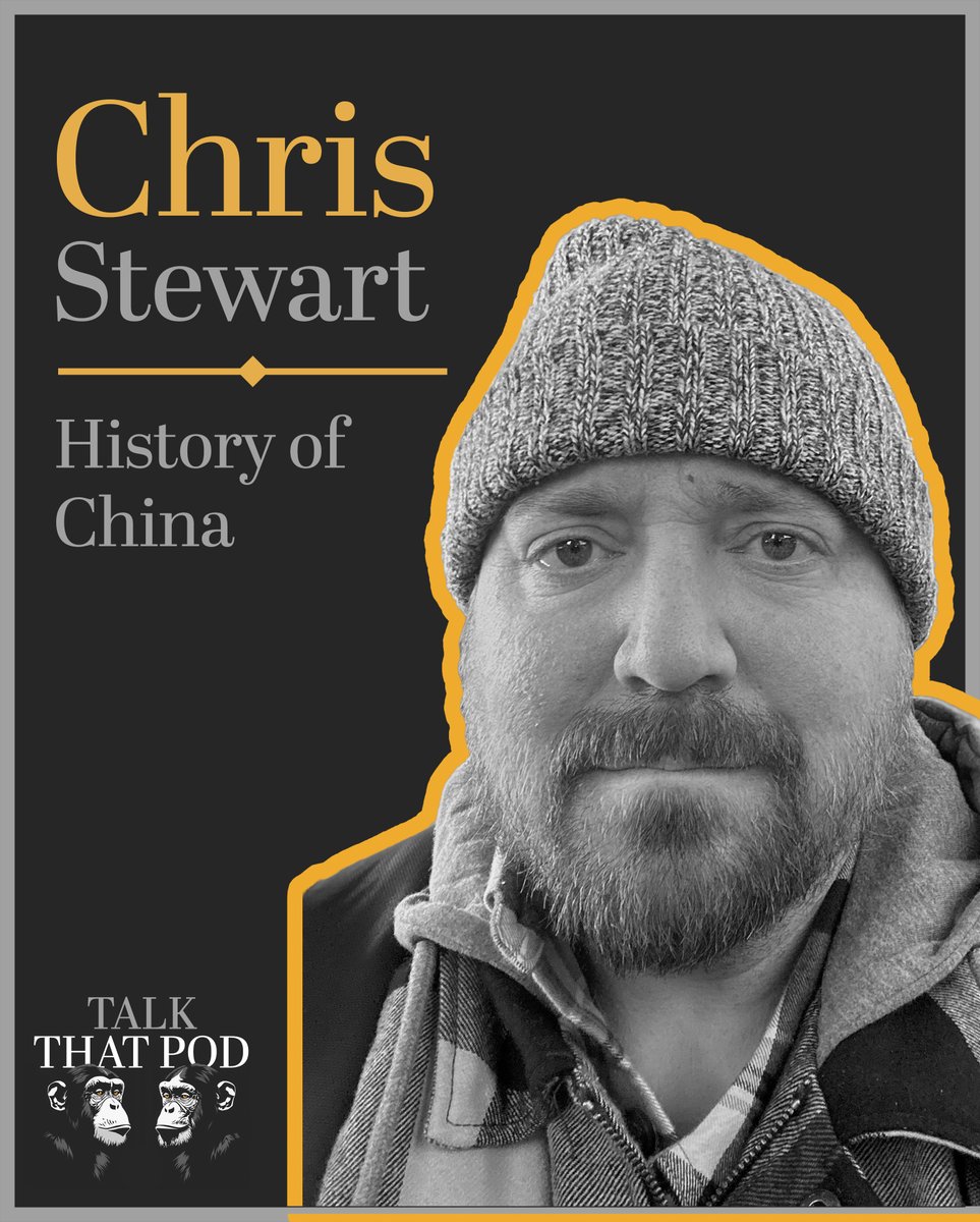 FindThatPod's tweet photo. Episode 16 of Talk That Pod is out!

This week I speak with Chris Stewart, host of the @thocpodcast - The History of China Podcast.

It's a show that Chris launched in 2013 while living in Shanghai that spans over 330 episodes covering 5,000 years of Chinese civilization. 👇 https://t.co/iEmgk5Wp3G