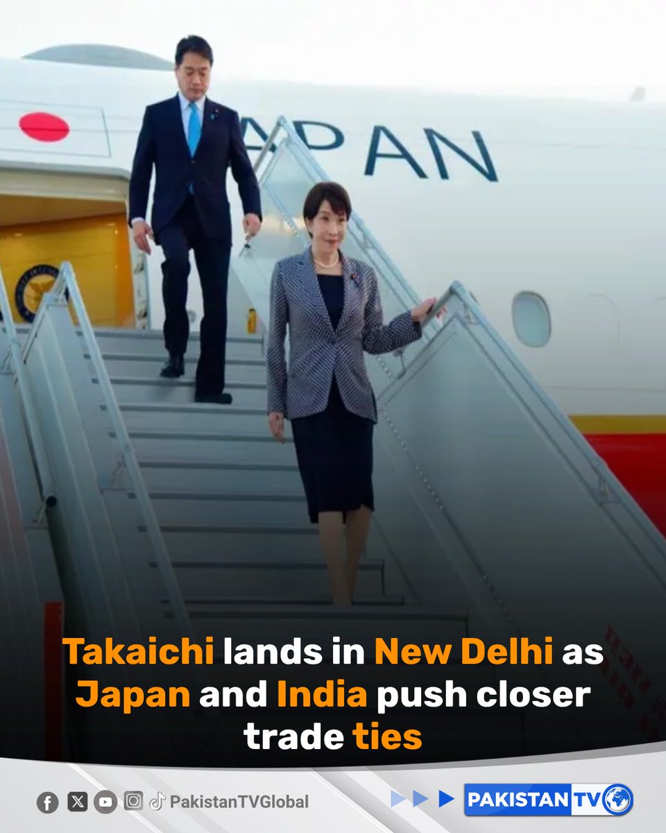 Japanese PM Sanae Takaichi Lands in New Delhi for Three-Day Strategic Visit: Trade, Tech, and Security Top Agenda