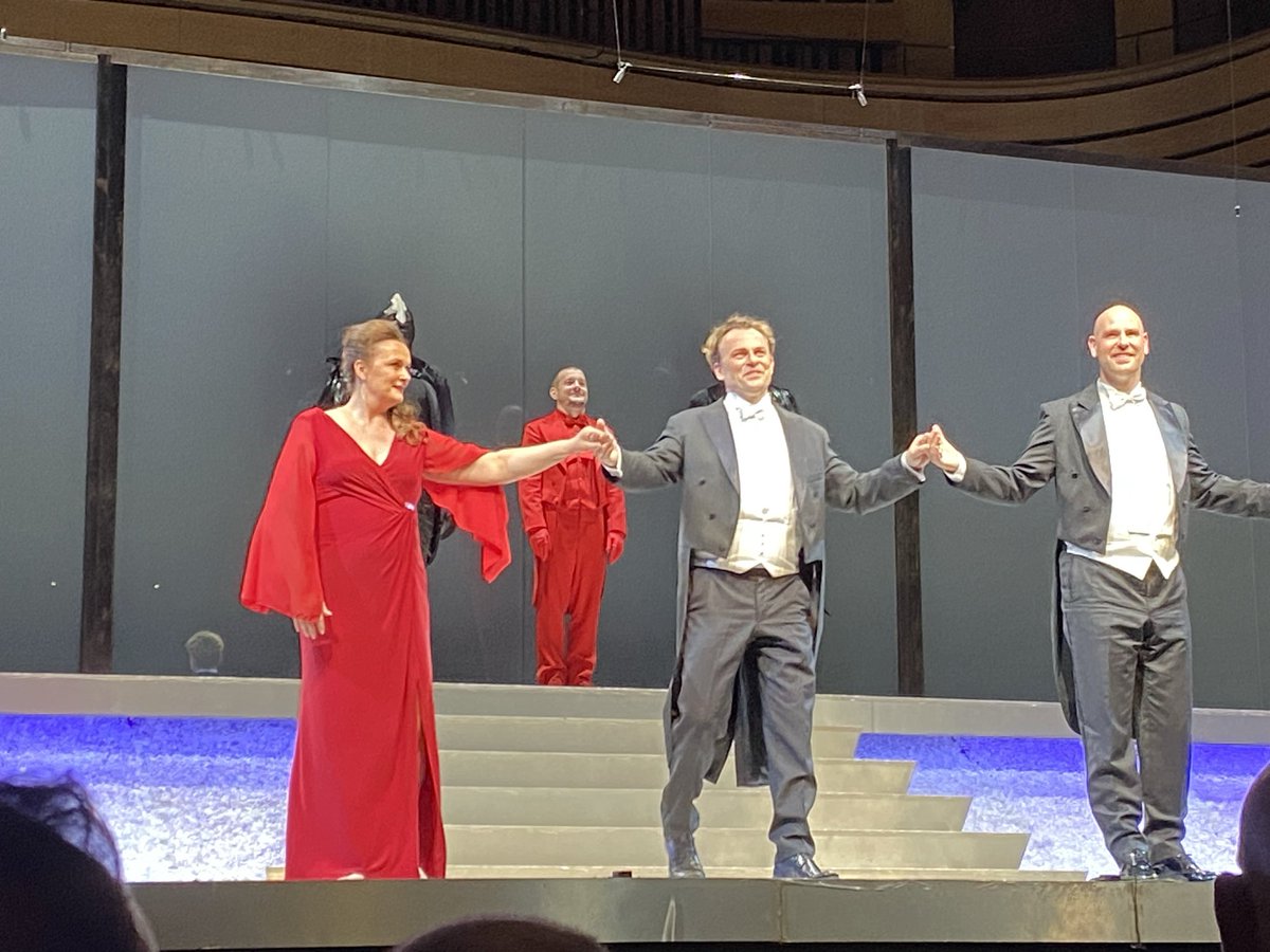 Gkbalaton's tweet photo. The Ring cycle continued at @MupaBudapest with a superb Siegfried, Magnus Vigilius and Magdalena Anna Hofmann as Brünhilde, Derek Welton Wotan and Jürgen Sacher Mime. Up with the RBO 2026 spring performances, in my view. How lucky to have seen two such performances in a year! https://t.co/2d0GrksgR4