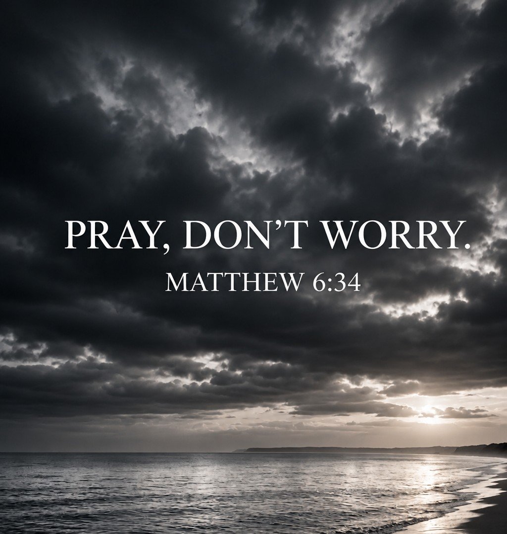 The__Bible7's tweet photo. Matthew 6:34 https://t.co/TOPoIlCaxB