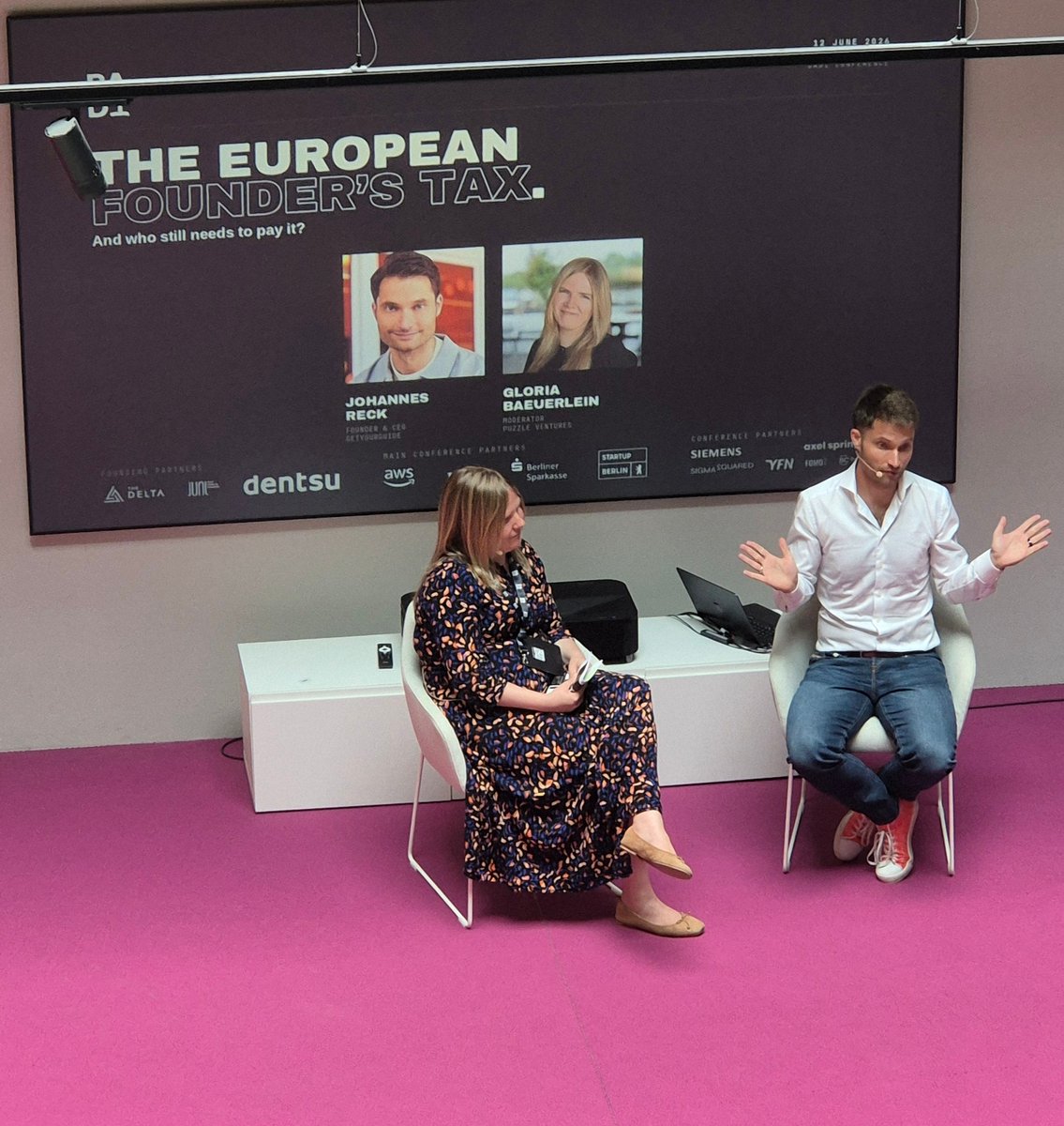 esmeyury's tweet photo. Alex and I were selected for the Top 100 founders in Europe under 25 by Bad1

Had a nice time chatting with other founders, investors, and childhood heroes like @OscarHartmann in Berlin! https://t.co/VRmXXTMaPq