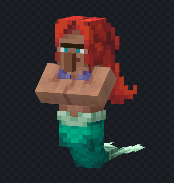 Wardni_ku's tweet photo. Ariel is retired🚬| Commission for @Cytooxien 🧜♀️
#Minecraft #Blockbench #model #lowpoly #pixelart #voxelart #MinecraftCreator #Cytooxien https://t.co/XA1b56g9dX