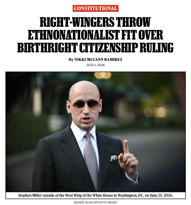 RollingStone's tweet photo. Trump officials, GOP lawmakers, and conservative commentators melted down after the Supreme Court upheld the right. 

Read: https://t.co/KxlcnGeE7j https://t.co/aj0Jm0Qwcw
