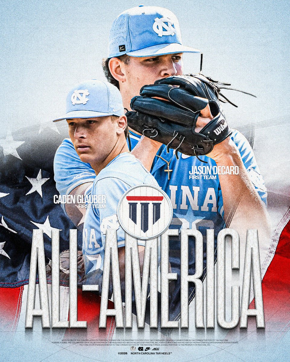 DiamondHeels's tweet photo. Play Freebird 🦅

2️⃣ more All-America honors for 🌎 and J thanks to @CollegeDiamonds! https://t.co/pJ1hzkF7l7