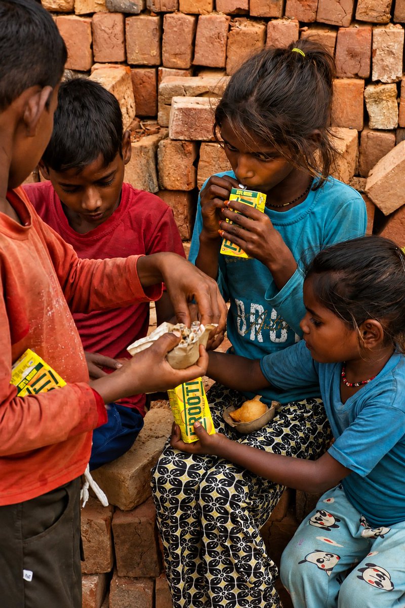 LiF_NGO's tweet photo. 🎉 जन्मदिन को खास बनाने का सबसे सुंदर तरीका है किसी और के चेहरे पर मुस्कान लाना। ❤️

आज भट्ठा श्रमिकों के बच्चों को समोसा, स्नैक्स और फ्रूटी वितरित की गई। बच्चों की मुस्कान ही हमारे लिए सबसे बड़ा उपहार है।

#LifeInspiringFoundation  #LiFNGO #KIDS #FoodDistribution https://t.co/v3nC1QJv3D