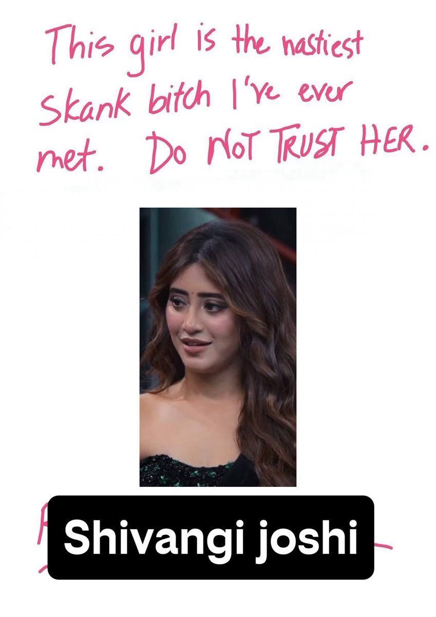 fairycuntyaf's tweet photo. #LockUppS2 also shivangi, when you were busy catching butterflies u should have paid attention to see how low sherya went and akanksha legit didnot stoop to that level when they had the fight https://t.co/CqkdKYM1Jk