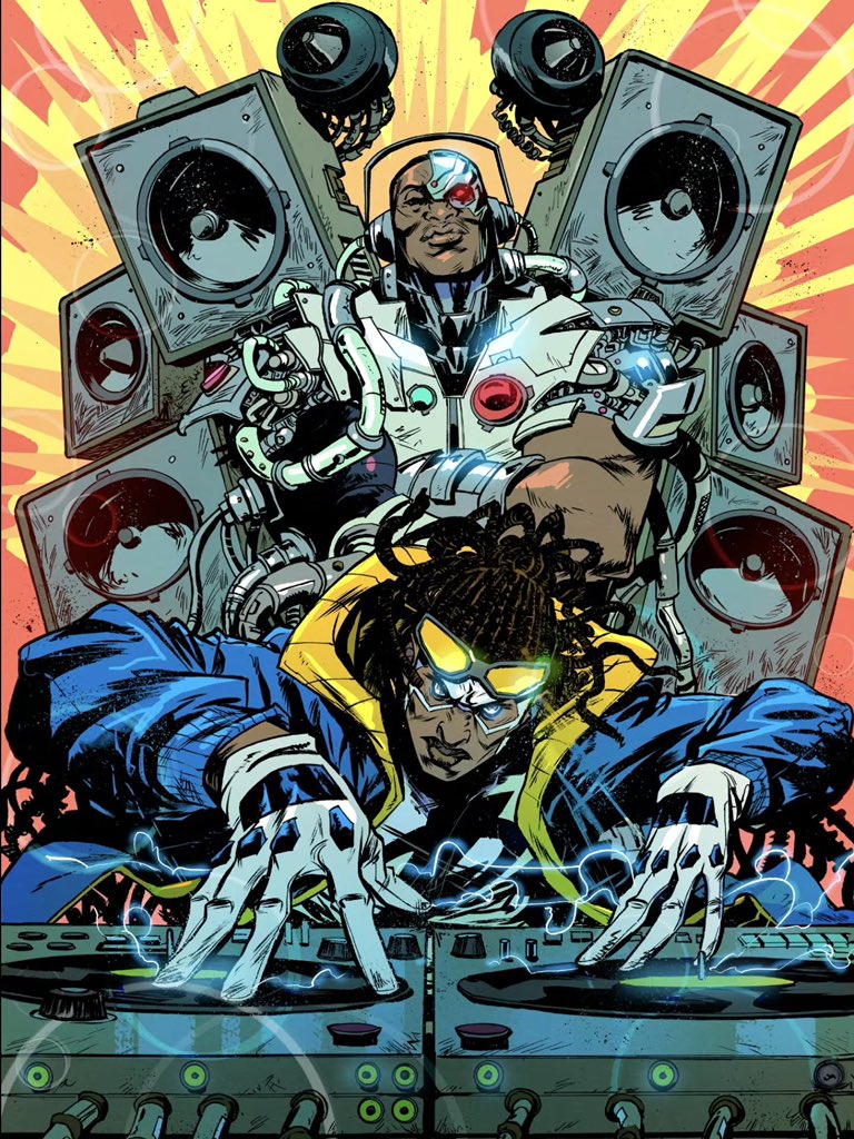ThatComicFan3's tweet photo. New Titans #38 variant by Sanford Greene! https://t.co/QyjLLKmSbi