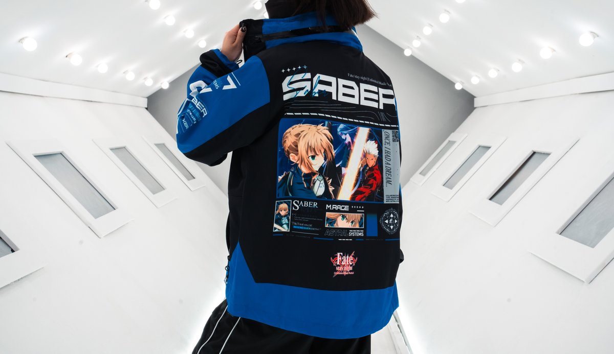 MDOTRAGE's tweet photo. ▽ M.RAGE × Fate/stay night [Unlimited Blade Works] 

A collaboration forged for the Masters!

✨Saber WINDSTRIKER Hyper
✨Rin Tohsaka WINDSTRIKER Hyper
🛍️Exclusive Tote bag
Inspired by iconic characters of the series.

📍 Available at Anime Expo 2026 - Booth 3708
⚡ Pre-order online now! - https://t.co/eft04HZ7AW

#FateStayNight #UnlimitedBladeWorks
