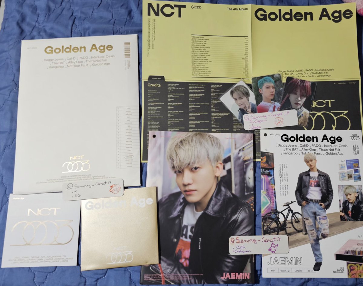 VENDA/VENDO NCT 127 DREAM WAYV 2023 2022 2020 GOLDEN AGE
