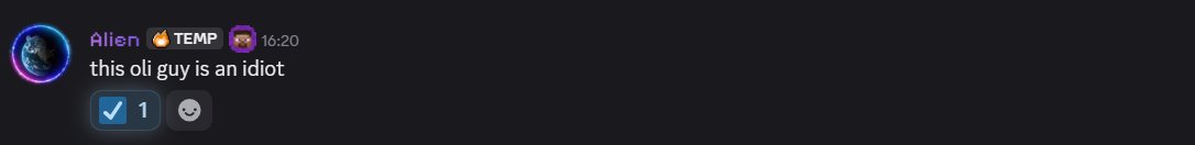 root3096's tweet photo. @highkeyoli Hey @highkeyoli according to this user called "Alien" your an idiot... don't take it seriously "Alien" runs a discord server called fanclub which sells and trades stolen minecraft accounts. https://t.co/JkpwLWO81I