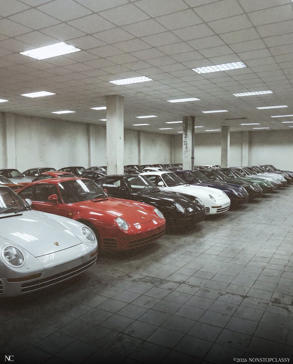 GrailArchive's tweet photo. The Sultan of Brunei’s collection is widely regarded as the largest private car collection on Earth. Around 7,000 cars worth an estimated $5 billion, including multiple McLaren F1s, Ferrari 250 GTOs, custom Ferraris, 600+ Rolls-Royces, 361 Bentleys, and countless one-offs that most people have never seen