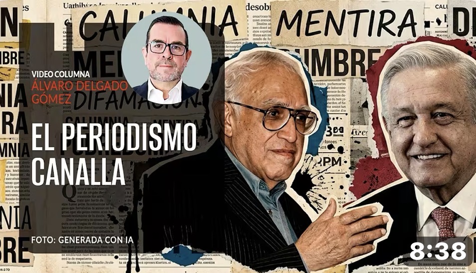 alvaro_delgado's tweet photo. Ahora es la falsa entrevista a Carlos Monsiváis publicada por @El_Universal_Mx, cuyo blanco político es @lopezobrador_, antes fue la mentira de @rivapa_oficial de que la mujer asoleándose en Palacio Nacional era la madre de @Claudiashein, y en el futuro habrá más falsedades, porque la mayoría de medios y periodistas decidió hundirse en la inmundicia de la calumnia:
https://t.co/IweYpHL1xo