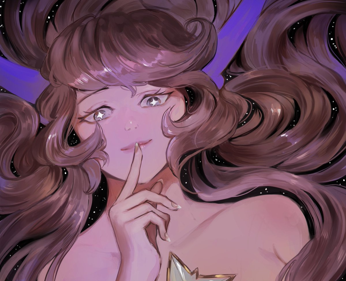 Elidyss's tweet photo. I wanted to practice painting hair a bit https://t.co/QclLeUL0d2