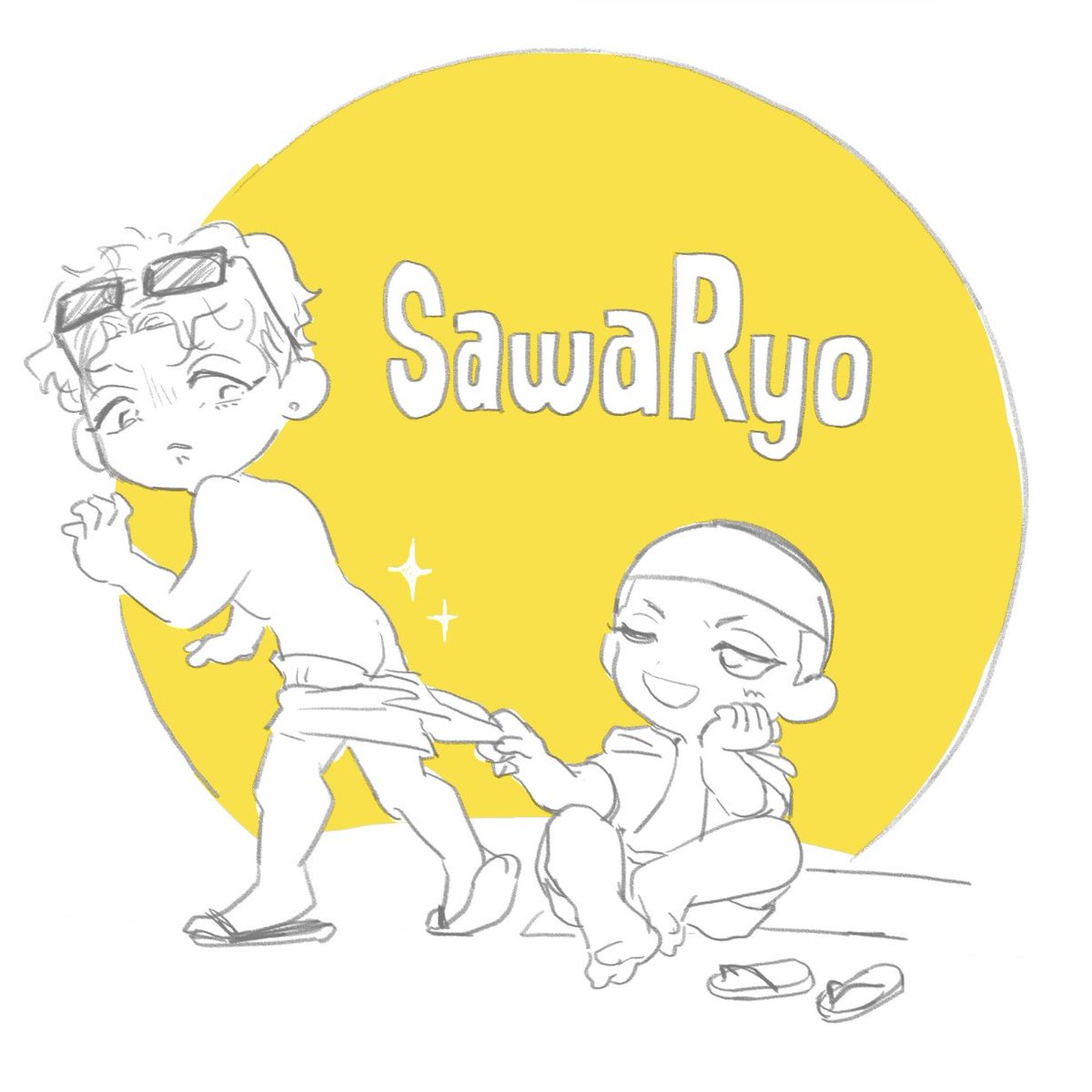 nukadzuke1Pon's tweet photo. 構図迷子になってラフを描き出したら、むしろそっちの方がいいのでは？ってなった
普通の等身で描きたいよ…… https://t.co/DzfqLyMW1n