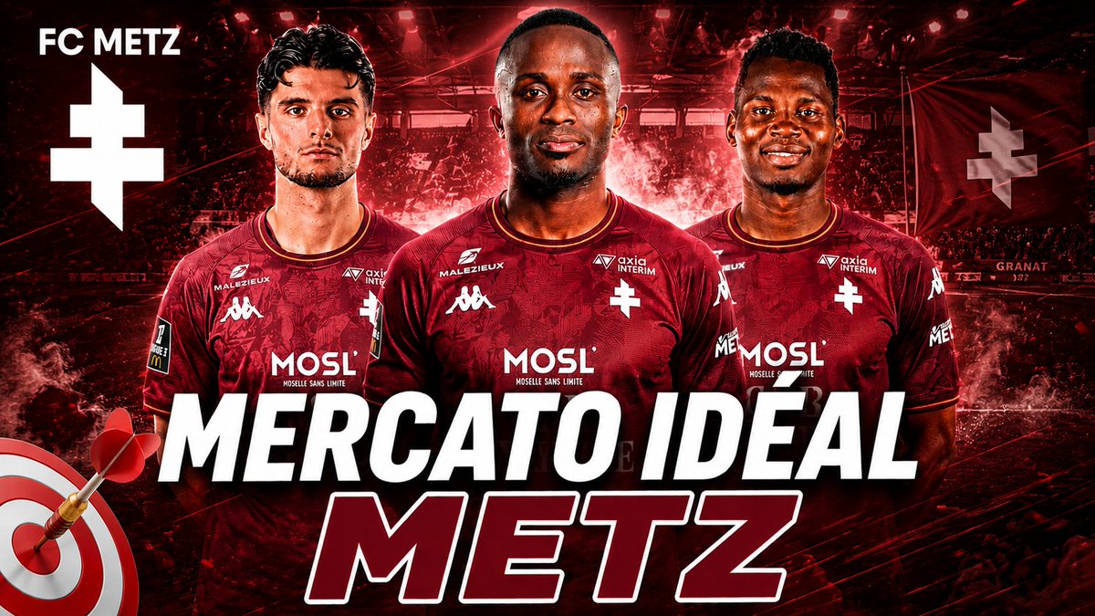 ArthurDiard_'s tweet photo. 🚨 DERNIÈRE VIDÉO MERCATO IDÉAL
L'ultime épisode, focus sur la reconstruction qui attend #Metz cet été. Holtz, Serin, des ventes et des recrues ciblés !
Voici le #mercato idéal et réaliste du #FCMetz ☨
Hâte d'avoir vos retours !
👉https://t.co/IwtZshqC4e
#FCM #Grenats https://t.co/PELBPs1mOL