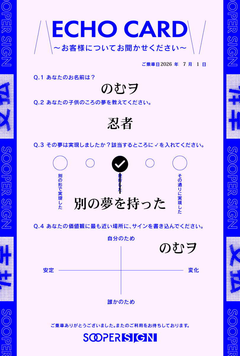 nomu_o_'s tweet photo. SOOPER SIGN通過。 https://t.co/iKrdUe2tnc