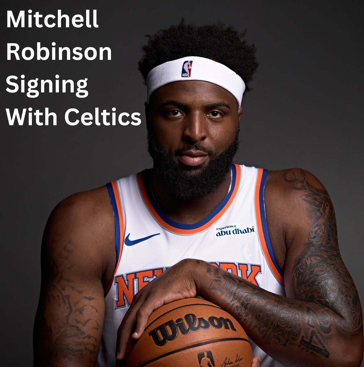 NBA_NewYork's tweet photo. Mitchell Robinson leaves Knicks for Boston, deal is for 3 years $47.4 million according to Shams https://t.co/XJh7vpYmWD