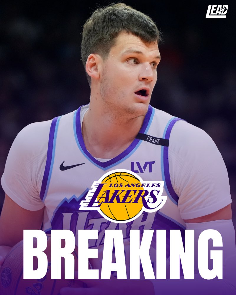 LakersLead's tweet photo. BREAKING: The Lakers are acquiring Walker Kessler

RT TO WELCOME HIM TO THE #LAKESHOW https://t.co/GkTkRTiR3U