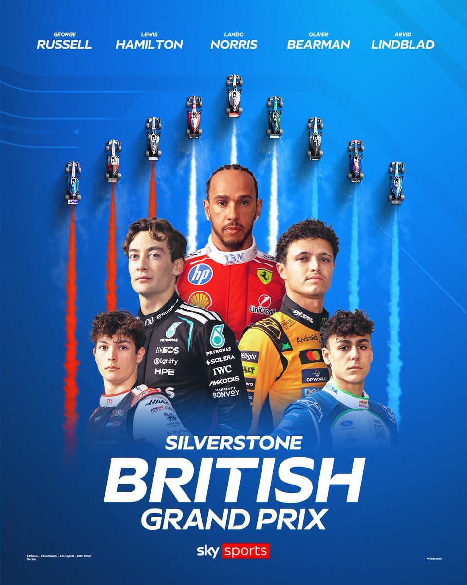 SkySportsF1's tweet photo. SILVERSTONE HAS ARRIVED! 😍 https://t.co/9YPYaVwEZa