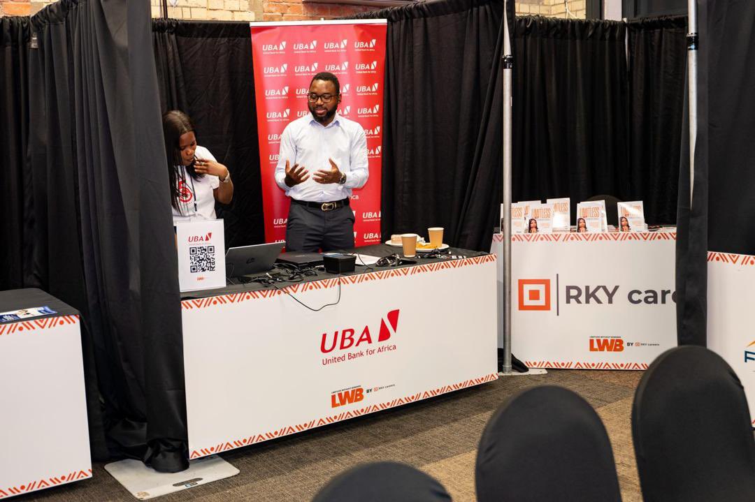 UBAGroup's tweet photo. 𝐄𝐦𝐩𝐨𝐰𝐞𝐫𝐢𝐧𝐠 𝐒𝐤𝐢𝐥𝐥𝐬. 𝐄𝐱𝐩𝐚𝐧𝐝𝐢𝐧𝐠 𝐎𝐩𝐩𝐨𝐫𝐭𝐮𝐧𝐢𝐭𝐢𝐞𝐬. 𝐅𝐢𝐧𝐚𝐧𝐜𝐢𝐧𝐠 𝐀𝐦𝐛𝐢𝐭𝐢𝐨𝐧𝐬.

At UBA Group, we believe empowering Africans goes beyond providing financial services. It means creating opportunities to learn, grow, and thrive.

Through our partnership with Limitless Without Borders (LWB) for the fourth edition of Beyond the Salary in the United Kingdom, we connected with over 500 Nigerians in the diaspora, sharing insights on careers, business, the creator economy, and wealth building, while providing on-site BVN enrolment to keep them connected to banking opportunities back home.

Wherever Africans are, we remain committed to connecting them to opportunities that matter.

#AfricasGlobalBank