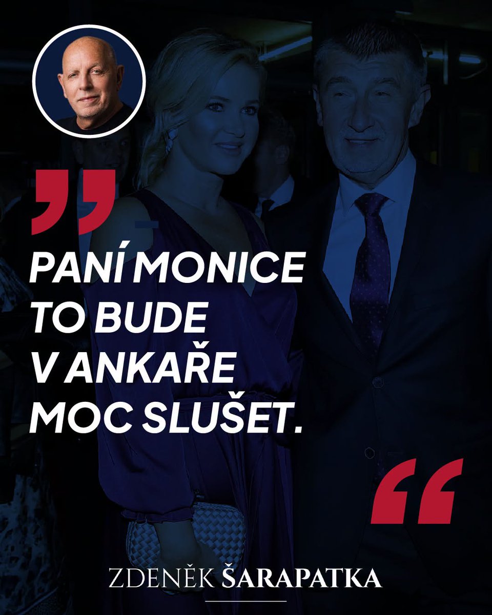 zdeneksarapatka's tweet photo. Je pochopitelné, že se neformální večeře v Ankaře zúčastní paní Monika. Světoznámá expertka na otázky kolektivní bezpečnosti a obrany. Hlava státu, vrchní velitel ozbrojených sil, generál, exnáčelník Generálního štábu a expředseda vojenského výboru NATO by u takové příležitosti nanejvýš zacláněl
