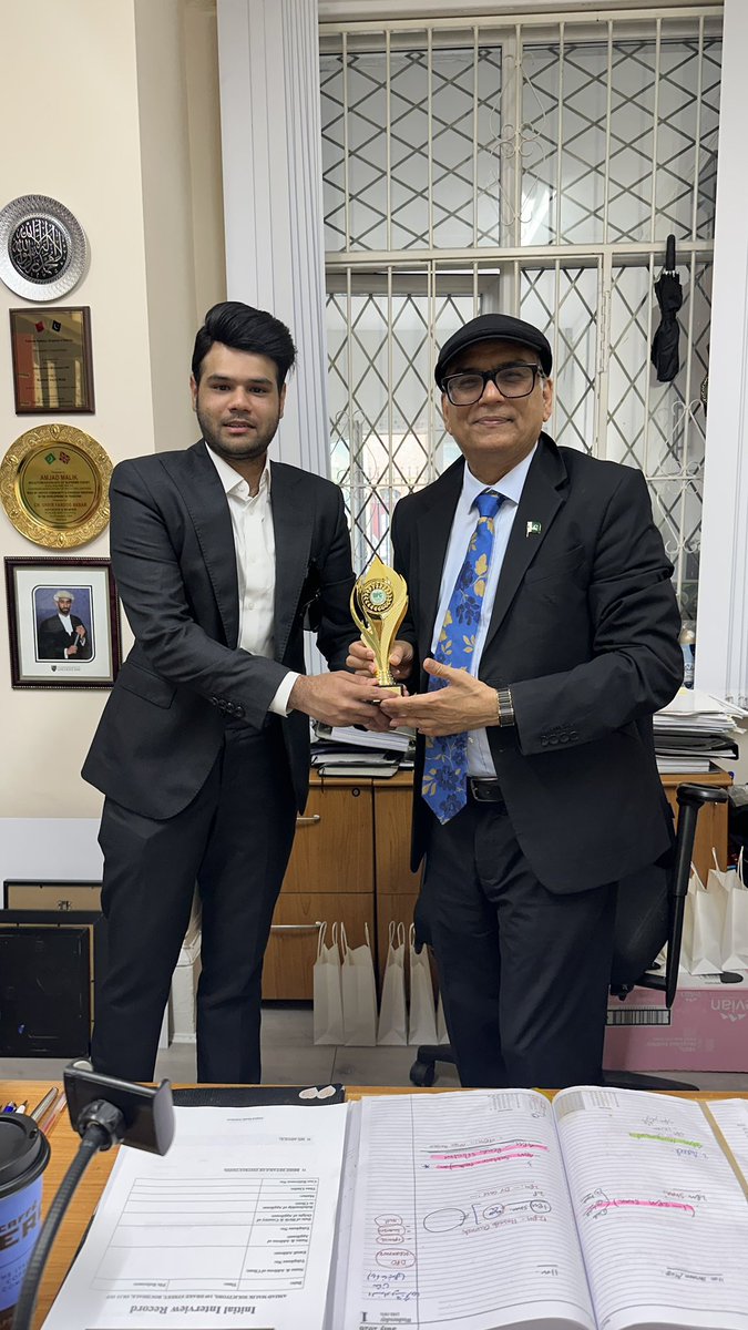 AmjadMalik786's tweet photo. Lawyer Sabtain Ahmed from 
Essex University called on and I briefed him about our moot with Punjab Bar Council and new emerging courts in Pakistan for speedy disposition in land cases. 
Rochdale 
01 July 2026 https://t.co/3e4MUYwD0E